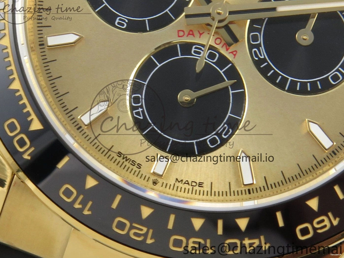 on Dial Daytona 1:1 YG Strap THBF Black SH4131 Edition Best 126518LN Oysterflex 0223